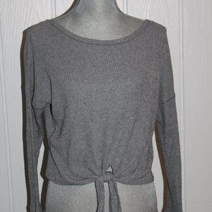 Abercrombie & Fitch Long Sleeve Crop Top